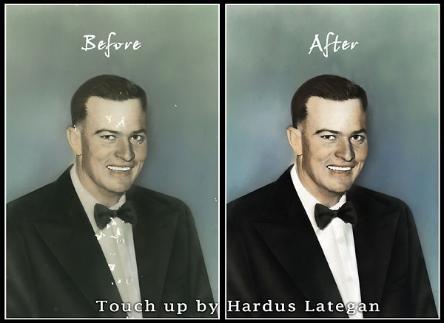 Portrait retouching